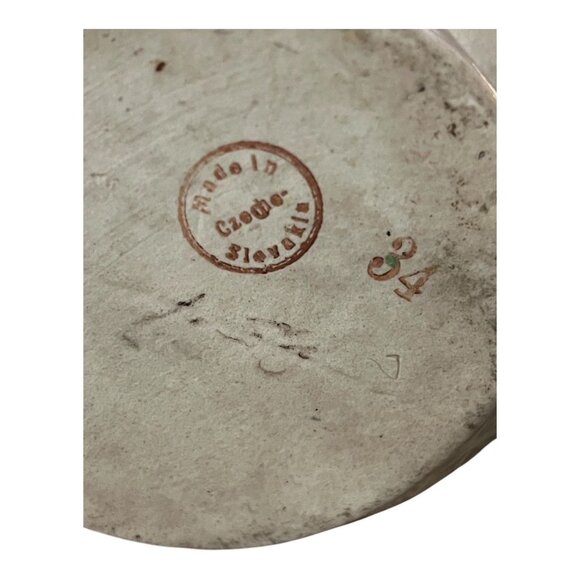 Vintage Czechoslovakia Lusterware Teapot – Cream & Yellow Iridescent Finish – Bl - Picture 7 of 10